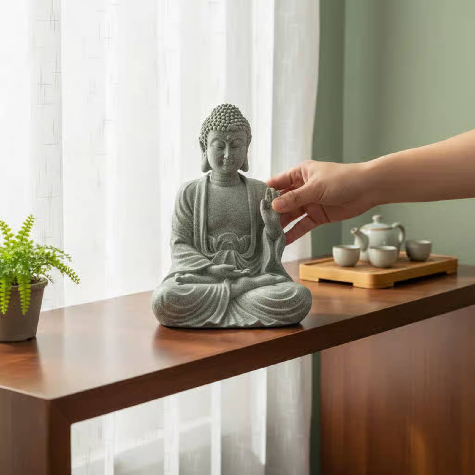 مجموعة من 3 قطع تماثيل بوذا ال - مراجعة Aquarium Decor وسعره
