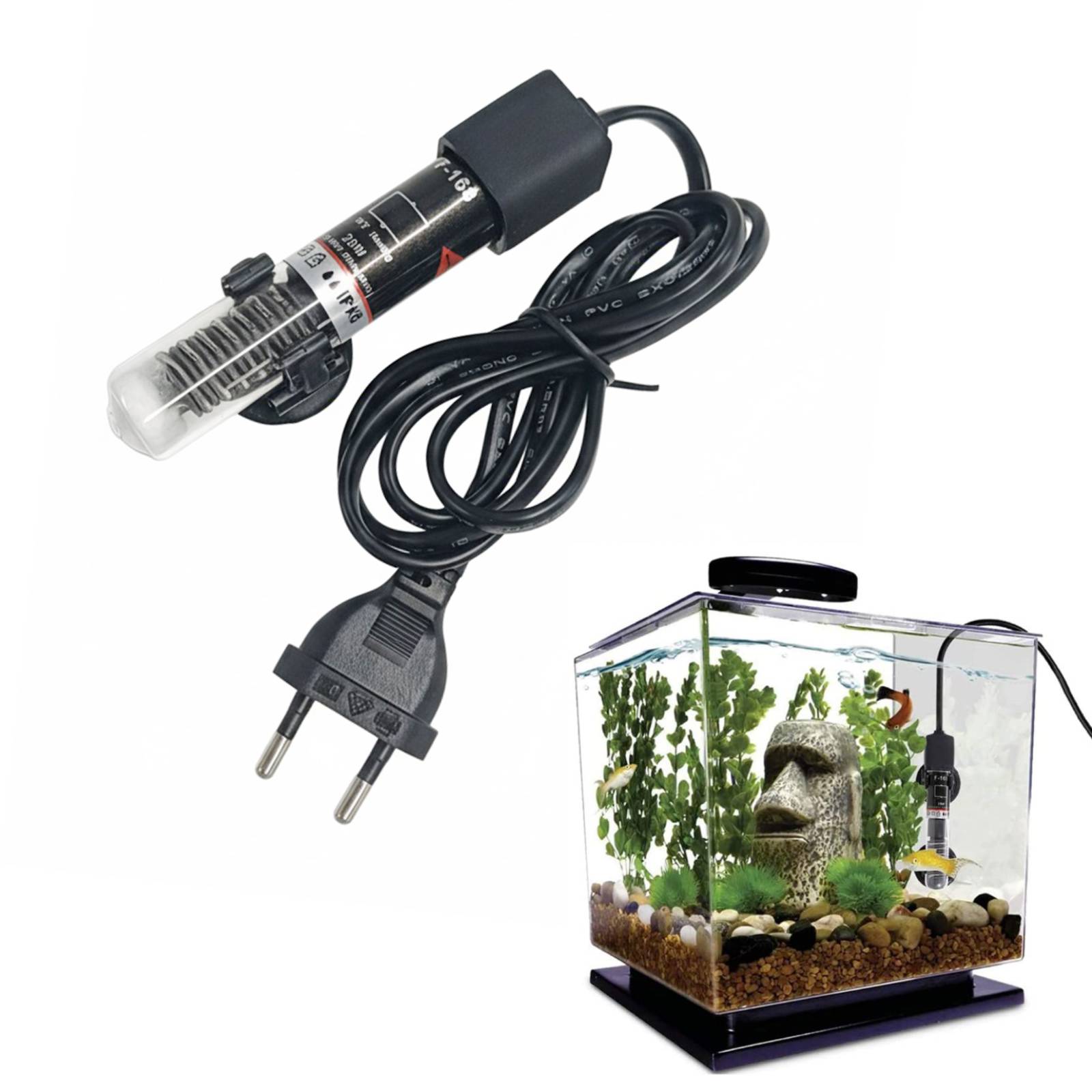 سخان حوض سمك صغير غاطسة خزان ا - مراجعة Fish Tank Heater وسعره
